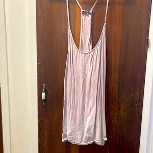 Lavender Brandy Melville Oversized Open Back Tank